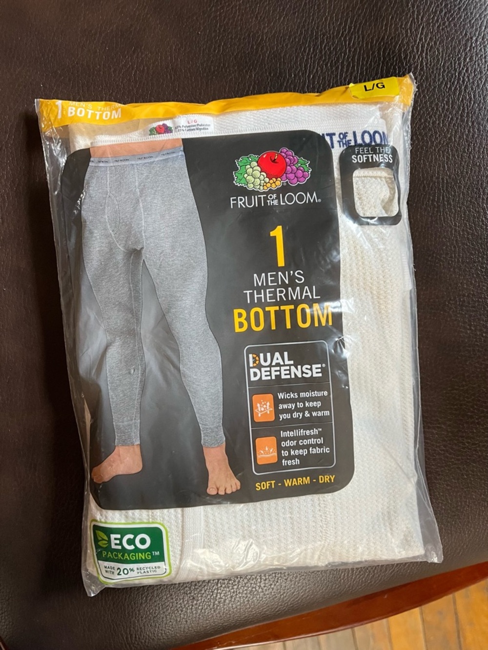 NWT Fruit of the Loom Men’s Thermal under Bottoms pants